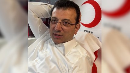 İmamoğlu: "Herkesi kan vermeye davet ediyorum"