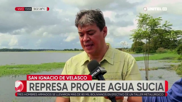San Ignacio: Pobladores sufren por el estado del agua de la represa Guapomó