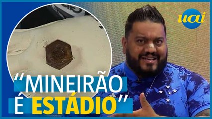 Mineirão: porca encontrada no gramado revolta Hugão