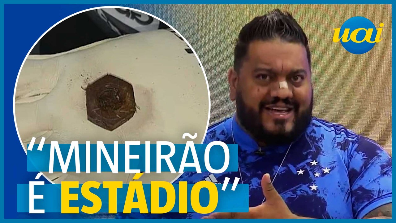 Mineirão: porca encontrada no gramado revolta Hugão