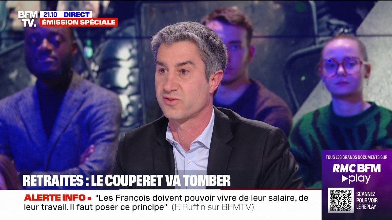 François Ruffin, député LFI de la Somme, sur la décision du Conseil constitutionnel: "Il faut du courage aux Sages pour venir balayer la loi dans sa totalité"