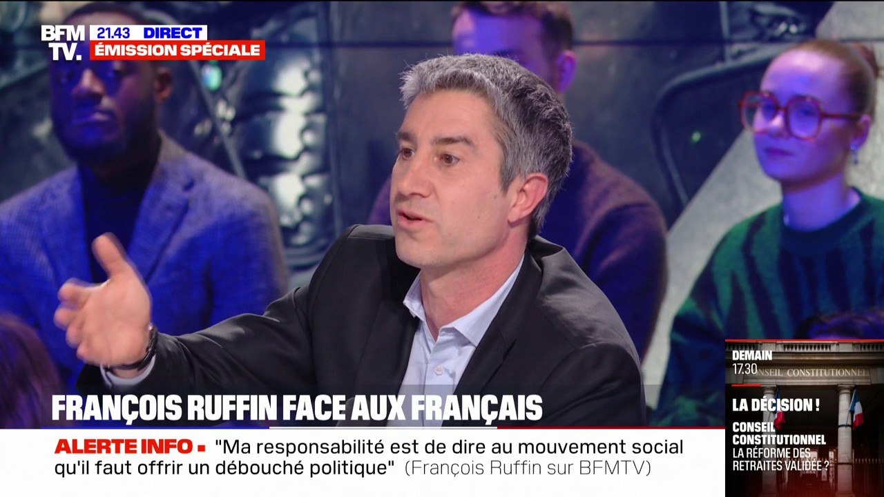 François Ruffin (LFI): "Je suis entré en politique presque par inadvertance"