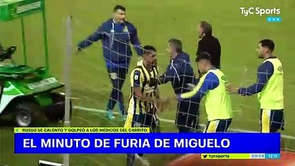 Russo agredió a un auxiliar del carrito médico