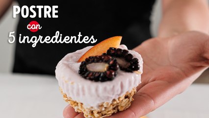 ¡Postre ligero y delicioso con solo 5 ingredientes!