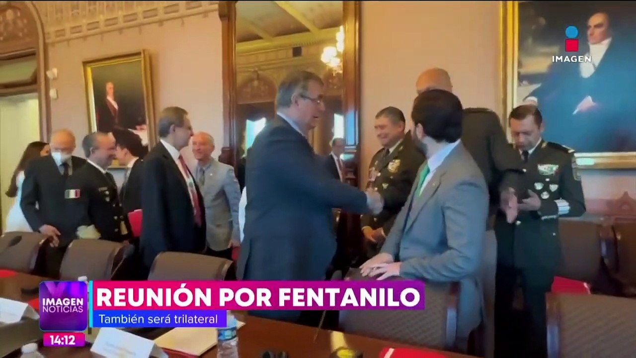Marcelo Ebrard participa en la reunión bilateral para combatir el fentanilo