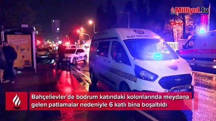 Bahçelievler'de katlı bina çökme riski nedeniyle boşaltıldı