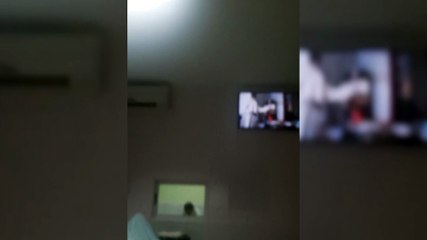 Pacientes registram água saindo de luminárias na UPA Veneza