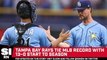 Rays Tie MLB Record With 13–0 Start to Season