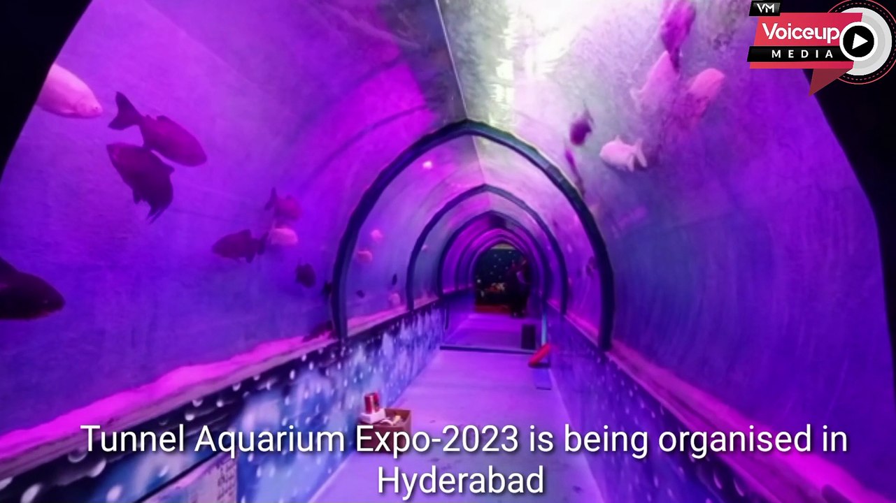 Tunnel #Aquarium #Sea #Fish #Expo 2023 is held in #Hyderabad |#Voiceupmedia