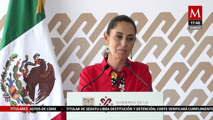 Sheinbaum presume reducción de delitos de 2019 a la fecha en CdMx