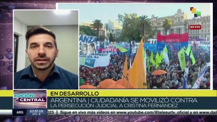 Ciudadanía argentina denunció persecución mediática y judicial contra la vicepresidenta CFK