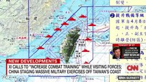 China continues to stage aggressive military drills off Taiwan’s coast_HD