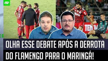 "É VERGONHOSO! O Flamengo PERDEU pra um time de Série D e o MAIS ESTRANHO é que..." VEJA DEBATE!