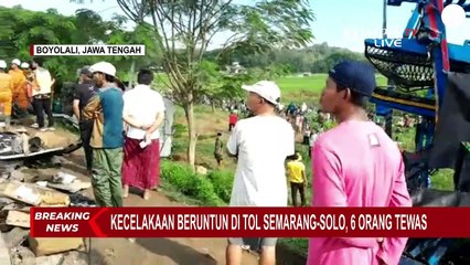 Satu Jasad Korban Kecelakaan Maut Tol Semarang-Solo Terjebak di Dalam Truk