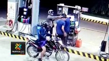 tn7-Video: Asaltan gasolinera, encañonan y agreden a víctimas en Pocosi-130423