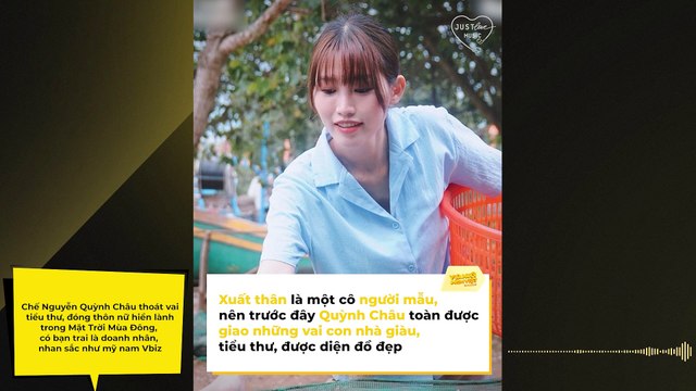 Chế Nguyễn Quỳnh Châu thoát vai tiểu thư, đóng thôn nữ hiền lành trong Mặt Trời Mùa Đông, có bạn trai là doanh nhân, nhan sắc như mỹ nam Vbiz | Điện Ảnh Net