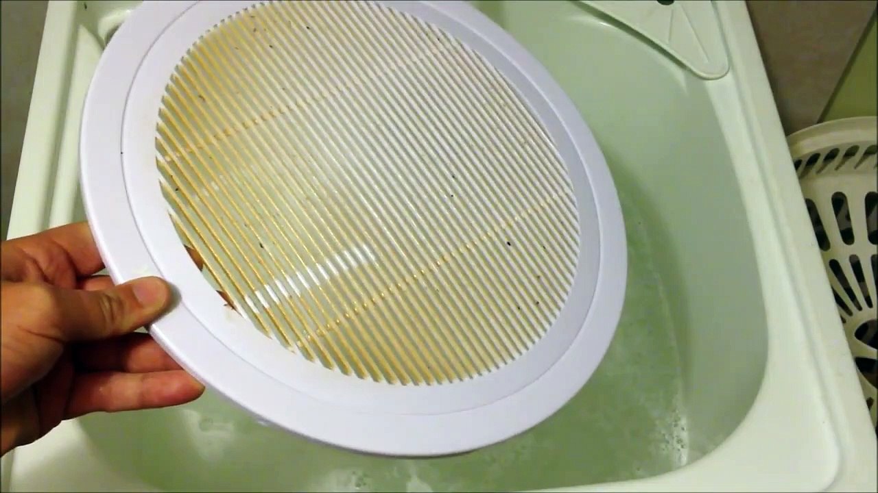 How to Clean a Greasy Ceiling Exhaust Fan video Dailymotion