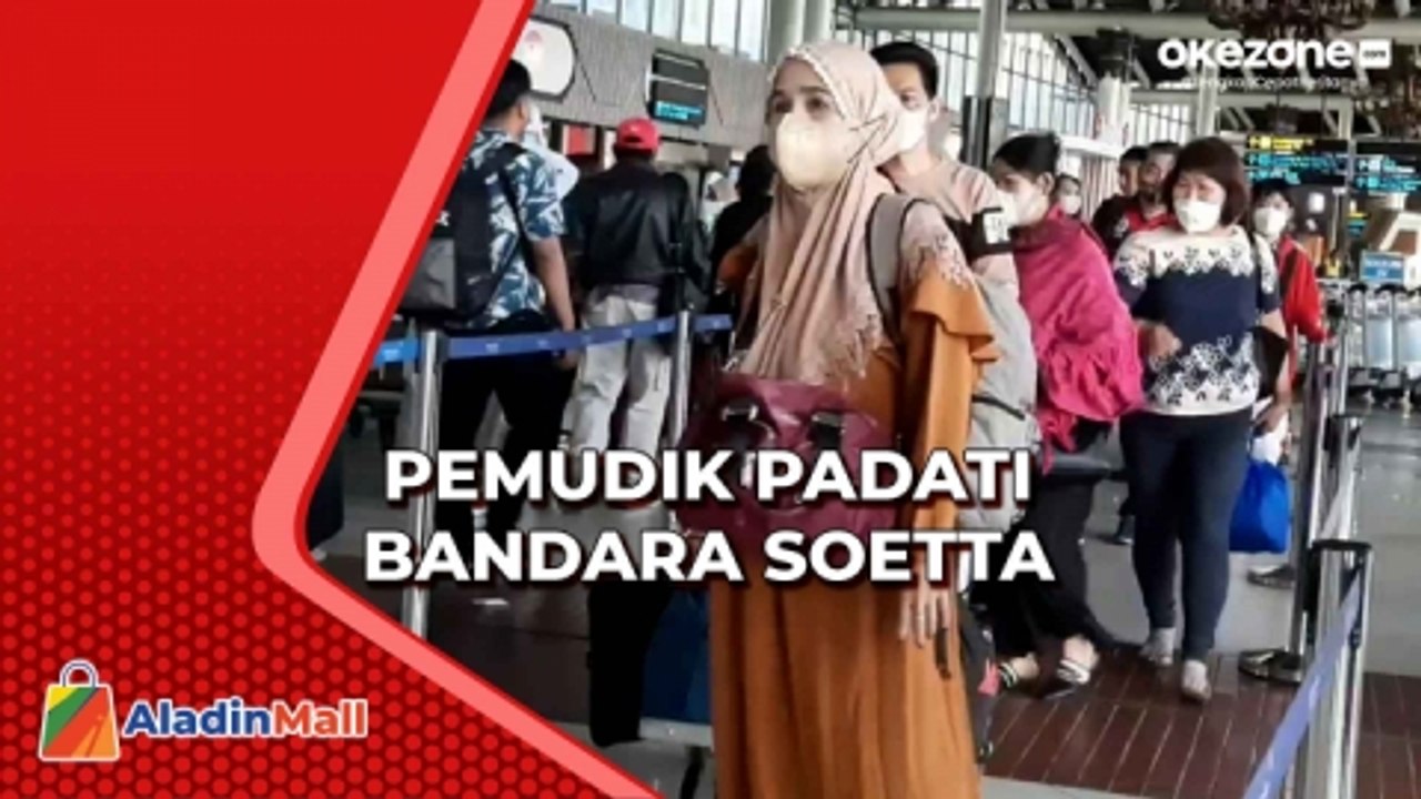 Pemudik Padati Bandara Soekarno-Hatta di H-8 Idul Fitri