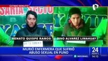 Fallece enfermera que fue víctima de violación grupal en Puno