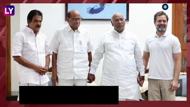 Rahul Gandhi & Mallikarjun Kharge Meet Sharad Pawar To Unite Opposition; Congress Leader Says ‘We Are United’