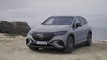 The new Mercedes-Benz EQE 500 4MATIC SUV Exterior Design in alpine grey