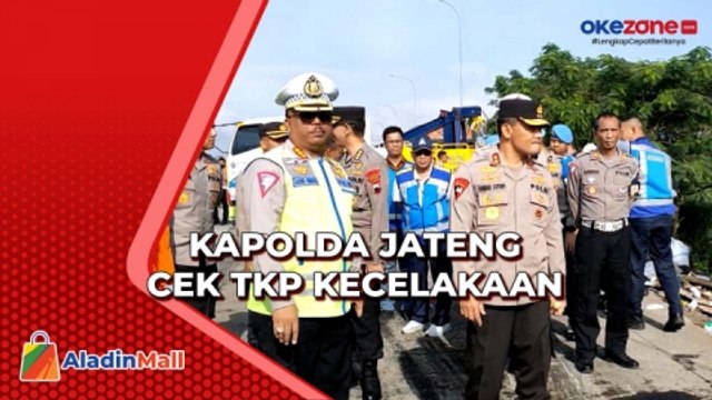 Kapolda Jawa Tengah Cek Lokasi Kecelakaan Tol Semarang-Solo