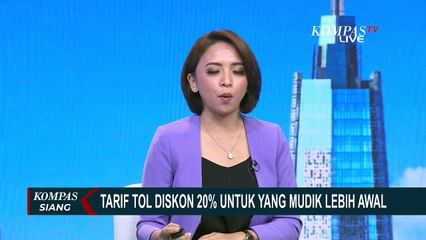 Download Video: Pengumuman! Ada Diskon Tarif Tol 20 Persen saat Arus Mudik dan Balik, Catat Tanggalnya...