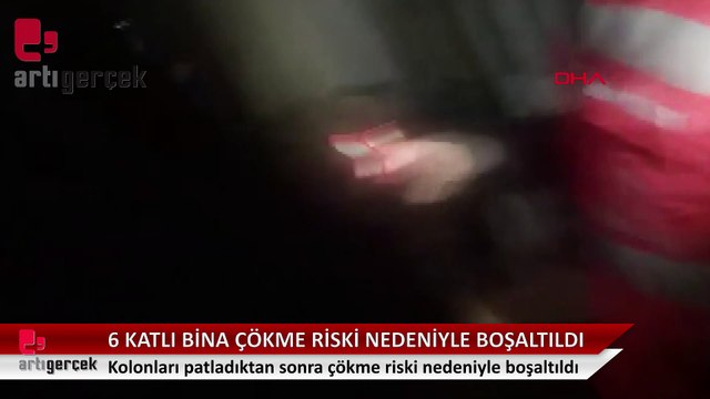 İstanbul'da altı katlı bina çökme riski nedeniyle boşaltıldı