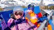 Kids Entertainment Show Diana and Roma Go on Ski Vacation in the French Alps - Family Fun Trip
