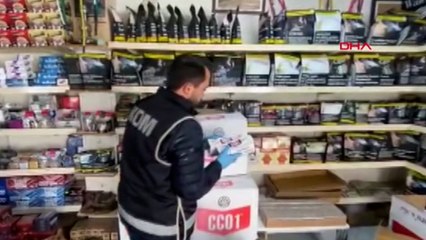 İzmir'de kaçak sigara operasyonu