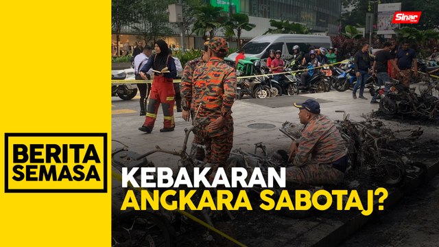 13 motor terbakar di KLCC: Seorang lelaki ditahan bantu siasatan