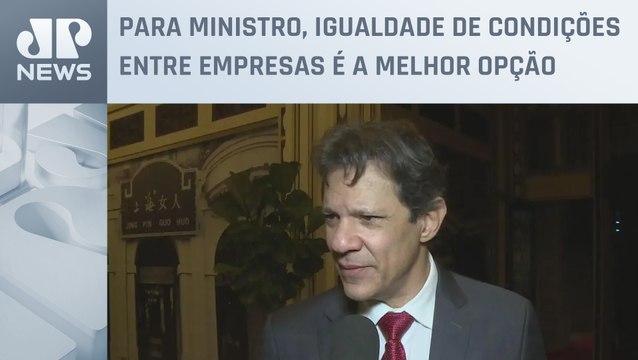Algumas empresas chinesas praticam 'concorrência desleal' com vendas para o Brasil, diz Haddad