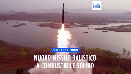 Download Video: Nuovo missile balistico testato dalla Corea del Nord