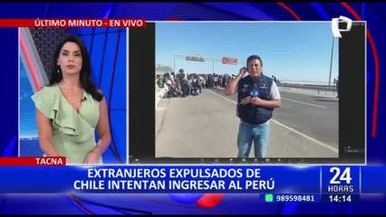 Télécharger la video: Tacna: Extranjeros indocumentados intentan ingresar al Perú tras ser expulsados de Chile