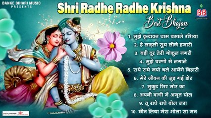 श्री राधे राधे कृष्ण सर्वश्रेष्ठ भजन - Banke Bihari Most Popular Bhajan - Shri Radhe Krishna Bhajan  ~ @BBMseries