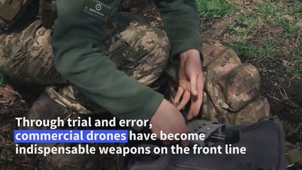 Ukraine's formidable drone operators on the eastern front