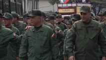 Nicolás Maduro lidera la marcha por el aniversario del golpe de estado contra Chávez