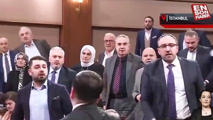İBB Meclisi'nde gergin anlar yaşandı