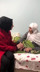 100 yaşındaki Elif teyzeden Cumhurbaşkanı Recep Tayyip Erdoğan'a hayır duası