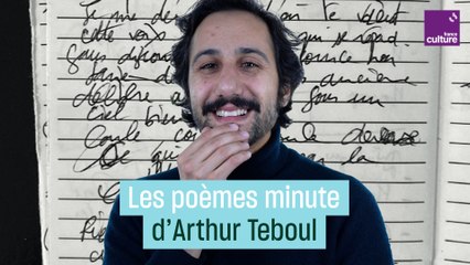 Arthur Teboul, chanteur du groupe Feu! Chatterton écrit aussi des poèmes minute