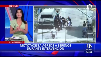 Descargar video: El Agustino: dos serenos resultaron heridos durante intervención a mototaxistas