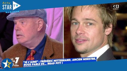 "Un homme comme on les aime" : Frédéric Mitterrand déclare sa flamme en direct à un célèbre acteur