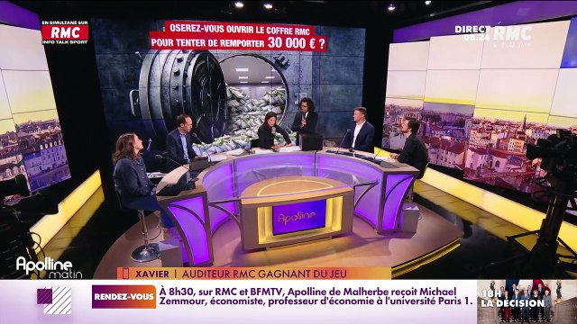 Apolline de Malherbe perd le contrôle dans Apolline Matin