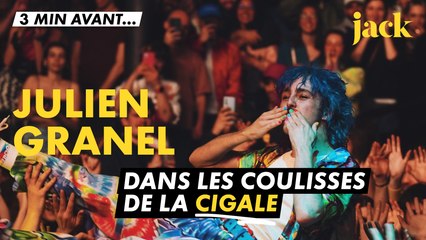 3 minutes avant le concert de Julien Granel à la Cigale