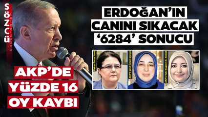 AKP'ye Seçim Anketlerinde Kadın Darbesi! Erdoğan'ın Canını Sıkacak 6284 Sonucu