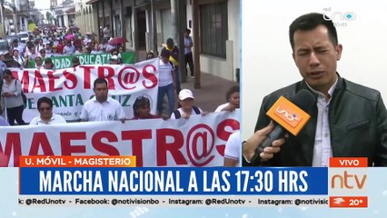 Maestros marchan en todo el país ante fracaso de diálogo en sus demandas