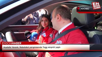 Mustafa Varank, Robotaksi yarışmasında Togg sürprizi yaptı