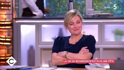 Passe d'armes entre Anne-Elisabeth Lemoine et Frédéric Beigbeder dans C à vous sur France 5