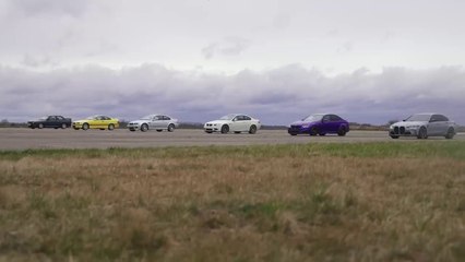 BMW M3 Generations DRAG RACE