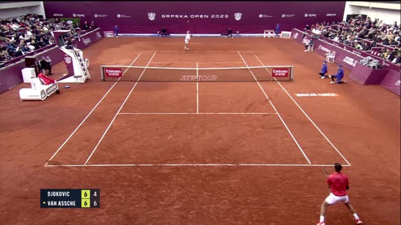 Highlights: Djokovic siegt knapp gegen Außenseiter